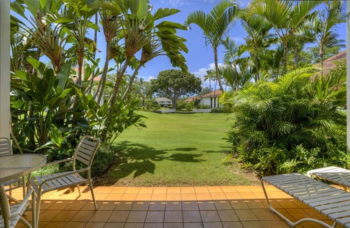 Poipu Condo | Rare find w/2 AC, 2 min walk to beach, Remodeled #151, ground floor!