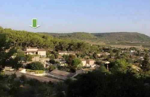 Calvisson Apartment | RdC-villa 2Pieces 35m2 domine la plaine entre NIMES CEVENNES MER