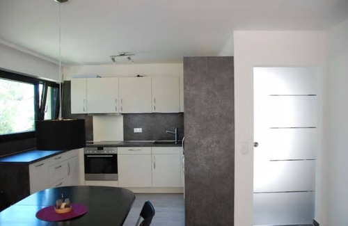 Meersburg Apartment | Recreation at the edge of the forest, Modern apartment with swimming pool