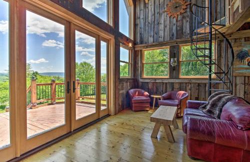 Putney Apartment | Red Sweetheart Barn Studio with Mtn and River Views!