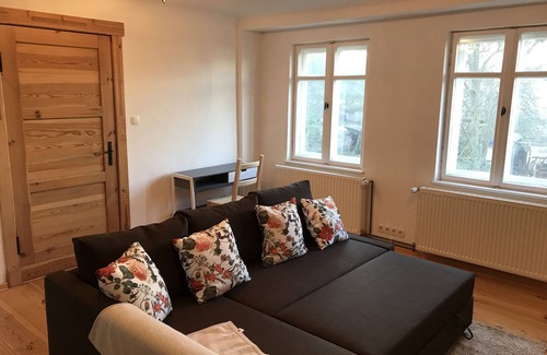 Borkheide Apartment | Refurbished furnished old building on the edge of the forest