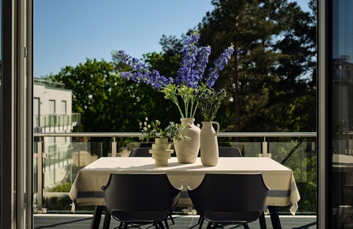 Zirchow Apartment | Relax at Pine Hill Resort: modern maisonette apartment A 11 with a view of the lagoon