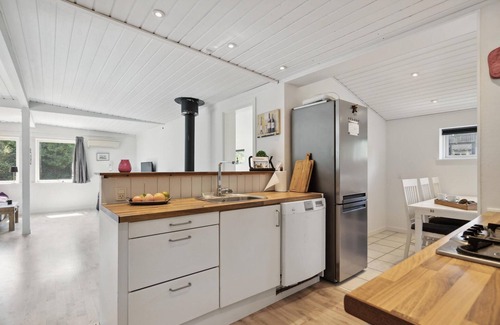 Strøby Ladeplads House | Relax near the beach in this pleasant vacation home in Strøby Ladeplads.