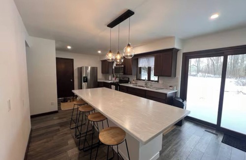 Syracuse House | Relax with the whole family, peaceful and in the woods on 6 beautiful acres.
