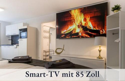 Bergerhausen Apartment | RelaxApartment 1 Massagesessel SmartTV Küche