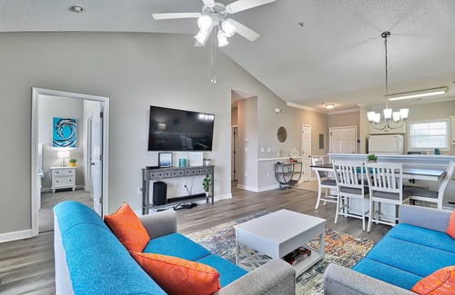 Carolina Forest Apartment | Relaxing 2BR Unit with Pool View