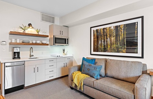 Tamarack Apartment | Relaxing Studio with Balcony