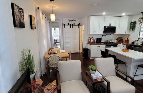 Galveston Cottage | Remodeled, modern,🔥Pit, 💜Close to everything!STRAND, BEACH, CRUISE🛳 MidTown