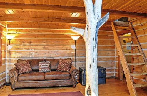Antimony House | Remote Antimony Log Cabin with Green Meadow Views!