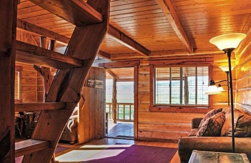 Antimony House | Remote Antimony Log Cabin with Green Meadow Views!