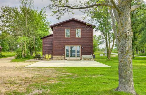 New York Mills House | Remote Retreat Cozy Home with Big Pine Lake Access!