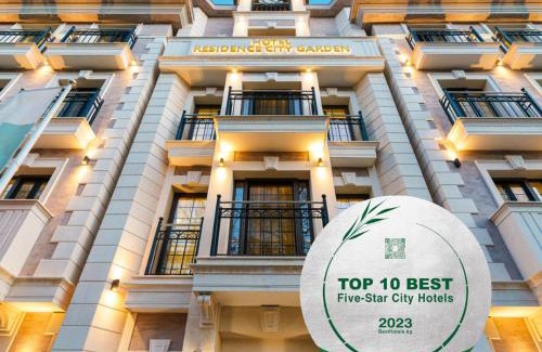 Plovdiv Center Hotel | Residence City Garden - Certificate of Excellence Top 10 BEST Five-Stars City Hotels for 2024 awarded by HTIF