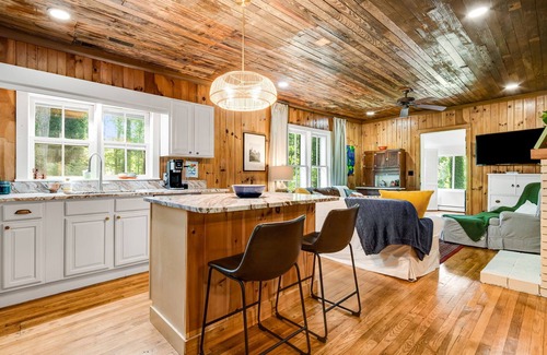 Saluda Cabin | Resilience Road Cabin: pet friendly, walk to downtown Saluda, near hiking!