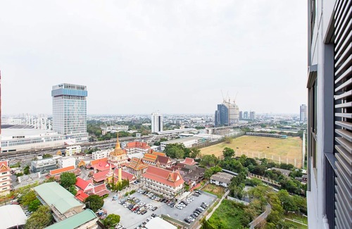 Bang Na Condo | Resort style condo, high floor studio, pool view