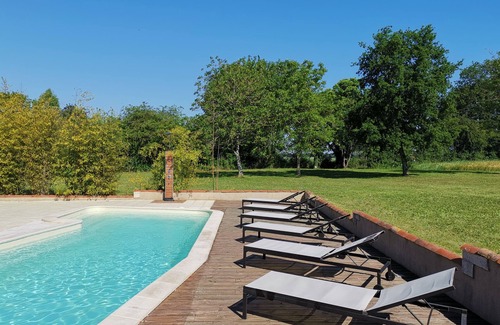 Champniers House | Restored barn from late 18th century with pool