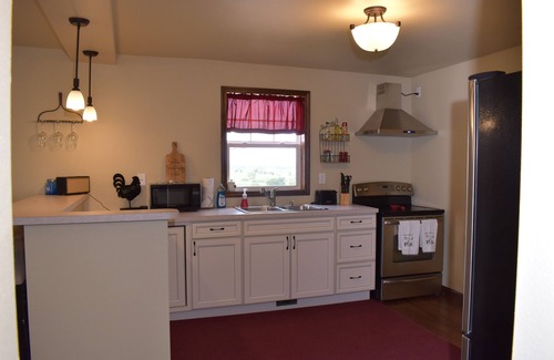 Dickeyville House | Restored farmhouse sits atop 54 acres with 360 degree views of picturesque WI.