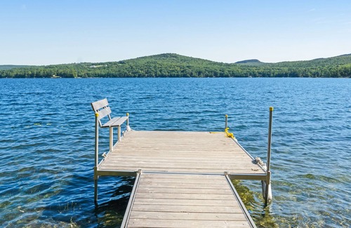 Lucerne-in-Maine Cabin | Retreat with Dock and Stunning Lake Views, Only 35 Miles from Bar Harbor