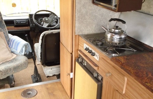 Ferrensby House | retro 70,s bedford camper with own hot tub , sauna and pool by reservation