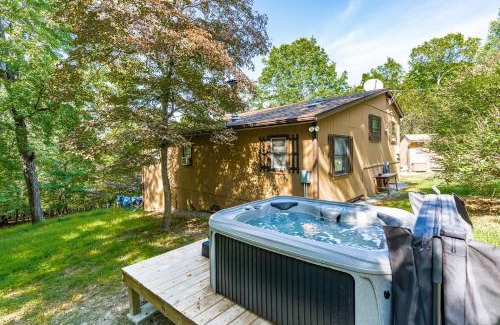 Berkeley Springs House | River Access Cabin with Hot Tub, Fire Pit, & WiFi!