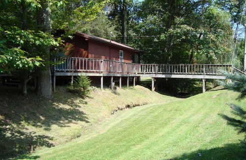 Elkins Cabin | River Front Cabin. Relax In The Hammock And Watch The River Flow By.