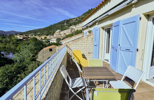 Roquebrun House | River View property sleeping up to 14 people with indoor spa pool and sauna