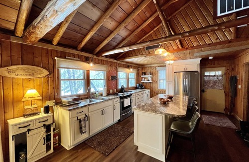 Baldwin Cabin | Riverfront cabin, on a secluded section of the Middle Branch, Pere Marquette