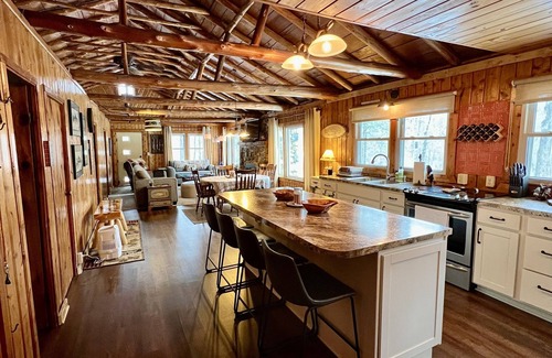 Baldwin Cabin | Riverfront cabin, on a secluded section of the Middle Branch, Pere Marquette