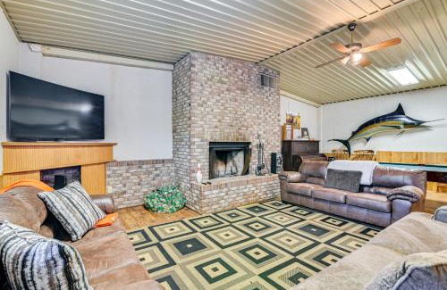 Columbus House | Riverfront Fishing Home in Columbus with Grill