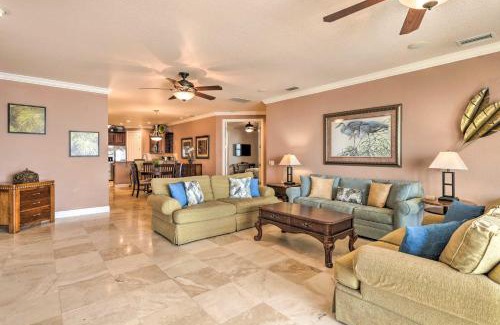 Indian River Residence House | Riverfront Titusville Home with Pool and Pickleball!