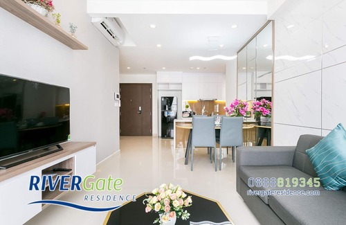 Bach Dang Riverside Apartment | Rivergate Residence Apartment 2Bdrs 2Bathrooms