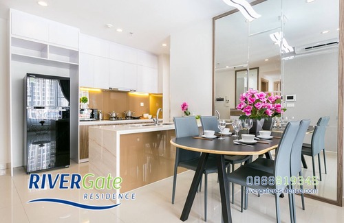 Bach Dang Riverside Apartment | Rivergate Residence Apartment 2Bdrs 2Bathrooms