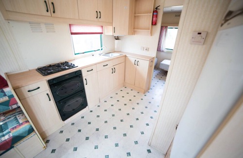 Saint-Laurent-des-Hommes House | Riverside 2 bedroom mobile home with patio