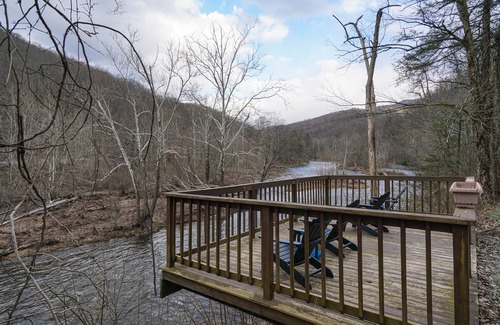 Elkins Cabin | Riverside De Luxe*WiFi*Steps to the River