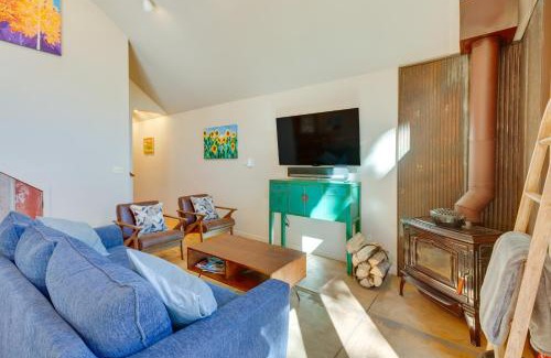 Taos House | Riverside Retreat with Screened Porch 6 Mi to Taos!