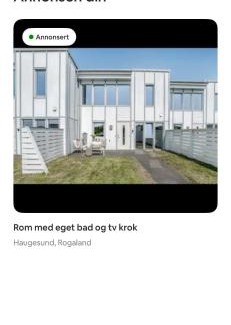Haugesund House | Rom i nyere rekkehus nord i Haugesund