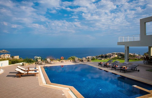Agia Pelagia Villa | Romantic Luxury Villa-private pool-Breathtaking seaview (BEST RATE GUARANTEED)