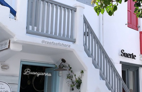 Little Venice House | Roofs of Chora, Townhouse with Rooftop Pool - Adults Only