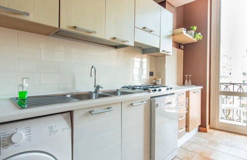 San Ferdinando Apartment | Rooftop in front of the Castle