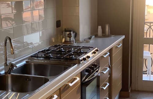 San Ferdinando Apartment | Rooftop in front of the Castle