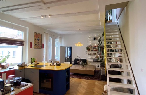 Neukoelln Apartment | Room(with bathroom) in 130m2 Spacious Newly Renovated Duplex Schillerkiez Berlin