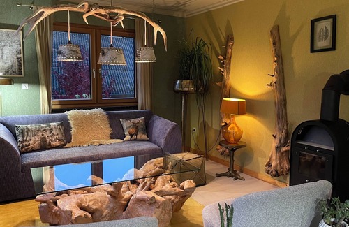 Heidenrod Apartment | Rosen-Holz vacation apartment for peace and relaxation, let your soul dangle