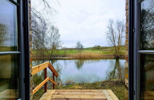 Gielow House | Rosenhaus (left) of the Liepen moated castle