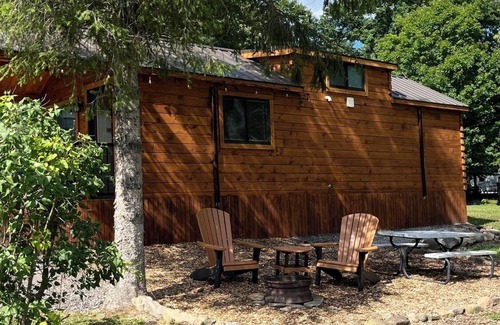 Gaines Cabin | Route 6 Campground presents: Tiny home | One Bedroom with loft