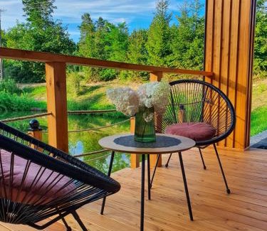 Susiec House | Roztoczański Domek nad Stawem z jacuzzi
