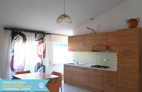 Marcelli Apartment | RS322 - Marcelli, seafront two-room apartment with beach included