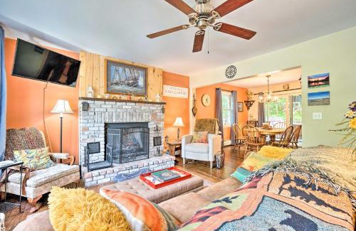 Chestertown House | Rustic Adirondacks Home with Hot Tub and Lake Access!