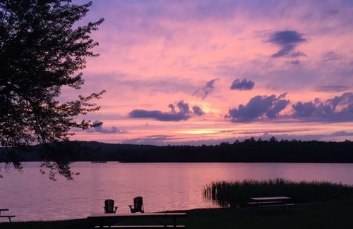 Beach Lake Cabin | Rustic Cabin #4 on Private Lake!