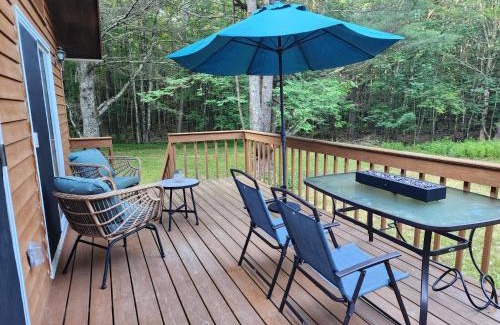 Prattsville Ski Chalet | Rustic Catskills Cabin with Hot Tub and Mountain Views