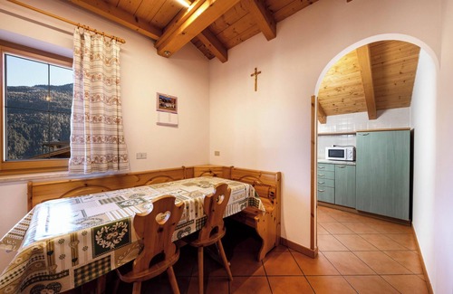 Vigo di Fassa Apartment | Rustic Holiday Apartment "Villa Mazzel" with Wi-Fi, Balcony & Mountain View