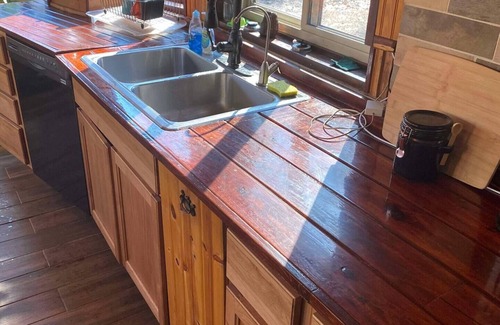 Wakefield House | Rustic home in the woods with Central HVAC, walk around porch, & wifi